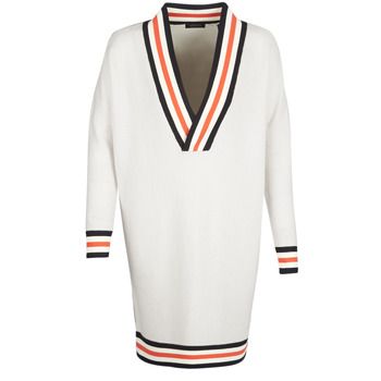 Maison Scotch Jersey WHITE LONG SLEEVES para mujer