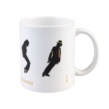 Taza Michael Jackson Nothing Is Impossible Cerámica 350 Mls