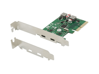 controladora conceptronic pci express x4 2 puertos usb 32 gen2 tipo c autoalimentada
