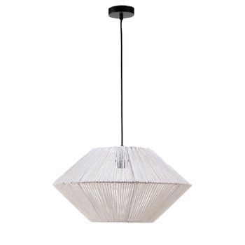 Lámpara de techo de cuerda blanca 50 cm E27 Els Banys