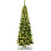 arbol de navidad artificial 225 cm costway 76 x 76 x 225 cm