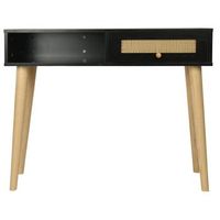 consola de cana marine - 100 x 29 x 81 cm - negro