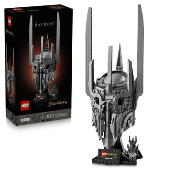 LEGO Icons El Señor de los Anillos: Casco de Sauron, Juguete de construcción +18 años - 11373