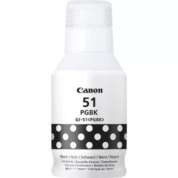 Botella de Tinta Original Canon GI-51PGBK Negro 135 ml