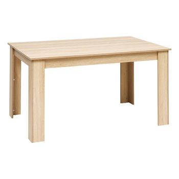 Mesa Abana De 6 Plazas En Madera Clara