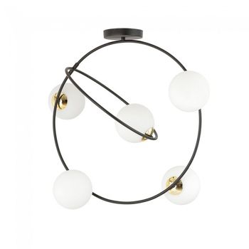 Plafón de techo morante opal (5 luces)