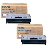epson s051035 black original toners twin pack 2 pack