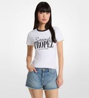 michael kors para mujer ms6520fanu camiseta saint-tropez blanco m casual algodon manga corta