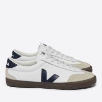 veja mens volley suede-trimmed leather trainers - uk 7