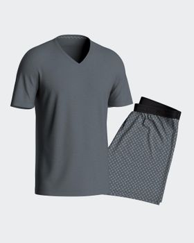 Pijama corto de hombre con cinturilla elástica