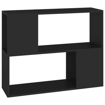 Mueble Tv | Mueble De Salón | Mesa De Tv Madera Contrachapada Negro 80x24x63 Cm