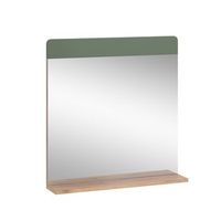 espejo de bano izan 60 x 62 cm con estante vicco