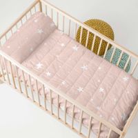 little star pink colcha cuna 100x130 cm