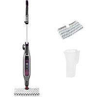 shark s6003uk smartronic deluxe klik n flip steam mop - bordeaux stone