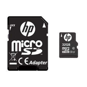 HP mi210 32GB MicroSDHC UHS-I U1 Clase 10 + Adaptador