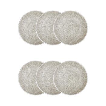 Set 6 Pl Hondo 23 Element Cream Hydrozer 23cm Bidasoa Element Hydrozero - Beige Apto Microondas