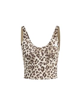 Top de Fitness adidas We Aop Tk Leopardo Mujer