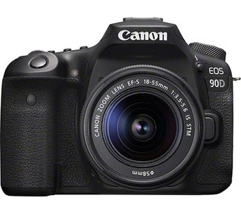Canon EOS 90D DSLR Camera with EF-S 18-55 mm f/3.5-5.6 IS STM Lens