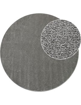 Alfombra Portivo antracita 120 cm redondo