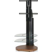 off the wall origin ii s4 1080 mm tv stand with bracket - walnut