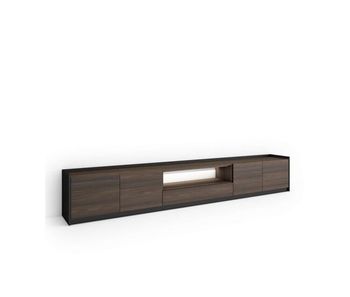 Mueble tv gaucín-02 con almacenaje y luces led integradas