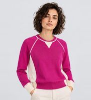 essentiel antwerp para mujer keys jersey bicolor punto keys rosa s casual lana