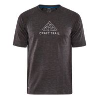 craft adv trail wool camiseta de running hombres-gris oscuro