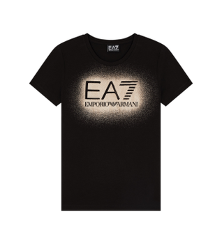 EA7 para mujer. 7W001069_AF10373 Camiseta Visibility negro (S), Casual, Algodón, Manga corta