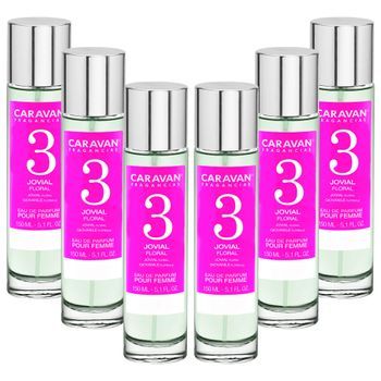 6x Caravan Perfume De Mujer Nº3 - 150ml.