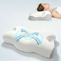 almohada de belleza de recuperacion lenta almohada de soporte cervical para dormir de lado con forma irregular tamano individual para adultos