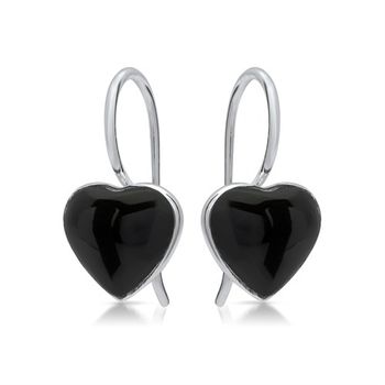 Pendientes corazón plata 925