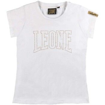 Leone 1947 Tops y Camisetas Girl T-Shirt Short Sleeves Sporty Gold para niña