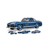 coche hot wheels premium mercedes 300sl para construir  incluye 1500 piezas escala 112