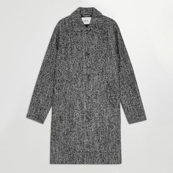 NN.07 Franco Knitted Mid-Length Overcoat - L