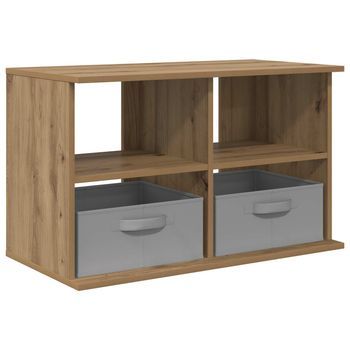 Soporte Para Tv | Mueble De Salón | Gabinete De Tv Con Cajón Roble Artesanal 79 X 40 X 48 Cm