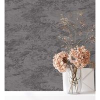 papel pintado vinilico lavable de piedra de roca con textura en relieve - narok stone 681000 de gaulan - rollo de 10 m x 106 m