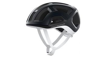 Casco de carretera poc ventral lite negro blanco