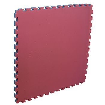 Pieza Tatami Softee - 100 X 100 X 4cm - Color Rojo Y Azul