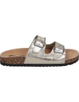 sandalias planas para mujer skydiva rt color plata 41