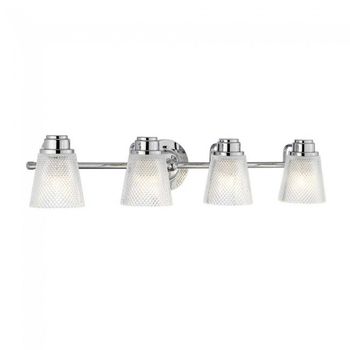 Aplique de pared para baños hudson (4 luces)