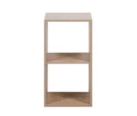 estanteria cubox 2 huecos roble