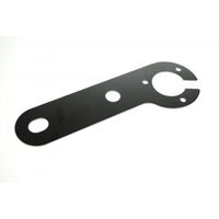 single socket mounting plate for caravan trailer
