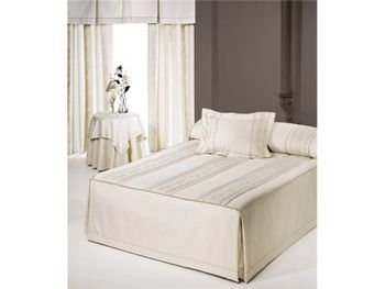 Colcha edredón palmira jacquard con cordón cañete