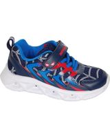 de bubble bobble bubble zapatilla deportiva de velcor con luces para nino c1 navy