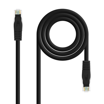NANOCABLE CABLE RED LATIGUILLO RJ45 LSZH CAT.6A UTP AWG24, NEGRO, 3.0 M (10.20.1803-BK)