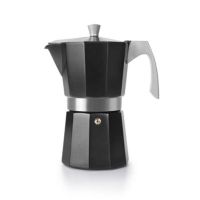 cafetera express ibili evva black aluminio fundido fondo acero induccion