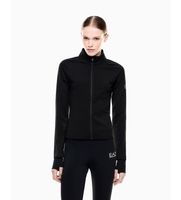 ea7 para mujer 7w001150af12501 sudadera tipo cardigan en tejido tecnico natural ventus7 dynamic athlete negro xs deportivo poliester r