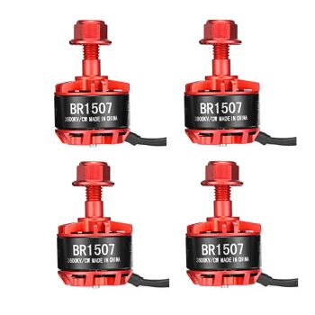 4X Motor brushless Racing Edition 1507 BR1507 3600KV 2-4S de Racerstar para RC Drone FPV Racing Frame