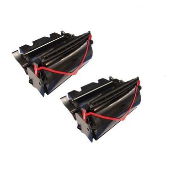 Compatible Multipack Lexmark T640 Printer Toner Cartridges (2 Pack) -0064036SE