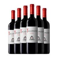 tagonius vino tinto vinos roble 75 cl 145 vol pack de 6 unidades